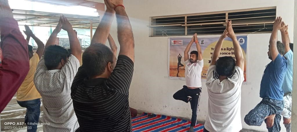 Yoga Day Celebration 2023 at CGST Audit Patna