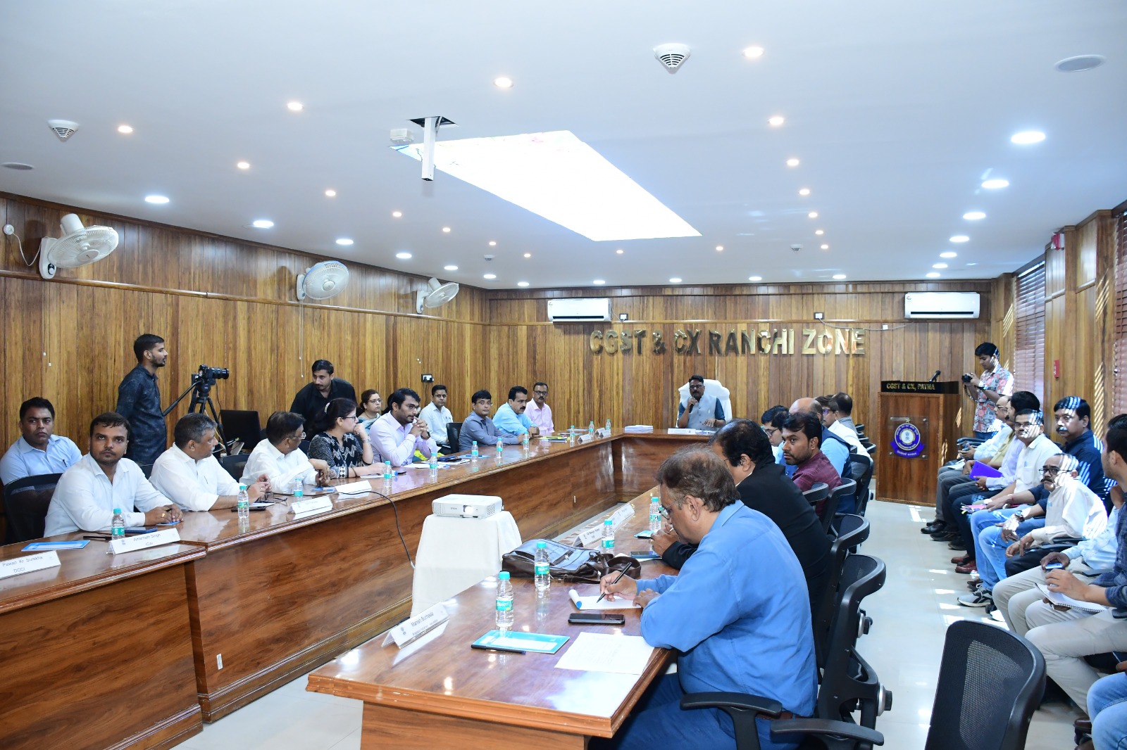 Taxpayer Outreach Programme Seminar 2025 at CGST Audit Patna with officials addressing participants